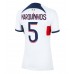 Paris Saint-Germain Marquinhos #5 Bortedrakt Dame 2023-24 Korte ermer